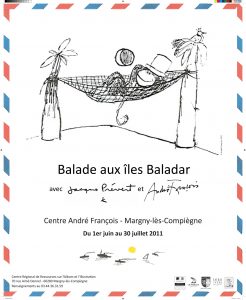 Affiche de l'exposition Lettres des Iles Baladar
